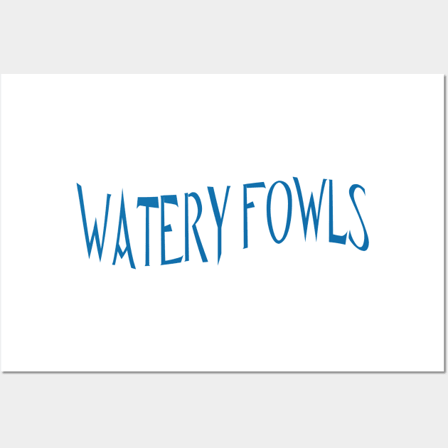 WATERY FOWLS Wall Art by MGphotoart